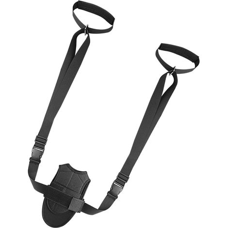 Sangle d'étirement multifonctionnelle pour pieds et mollets - Réglable - Pour les jambes, l'entraînement, la gym, la maison - Bandes extensibles réglables pour les pieds et les mollets pour adultes (1/5)