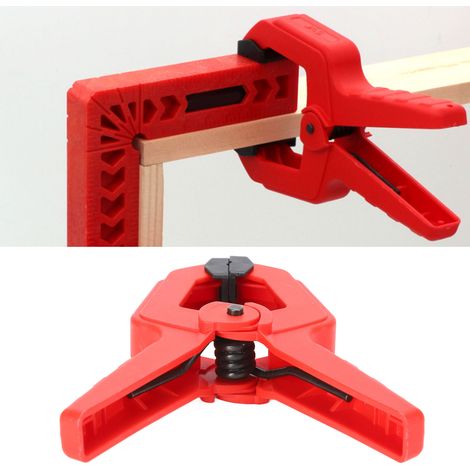 Hochleistungsfähige Kunststoff-Federklemmen für die Holzbearbeitung, extra große Klemmen vom Typ A, 7,6 cm (3 Zoll) Federklemmen für die Holzbearbeitung (1/5)