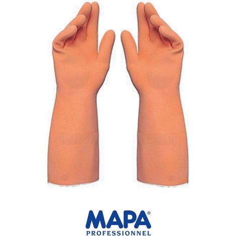 Guanti MAPA INDUSTRIAL ARANCIO taglia 9-9,5 - 10pz