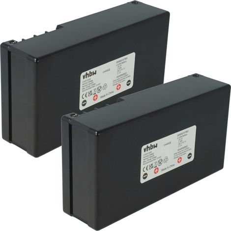 vhbw 2x Akku kompatibel mit Stiga Autoclip 158614, 225, 228, 223, 225s, 200, 127, 125, 158609, 158613, 158610 Rasenmäher (2300mAh 25,2V Li-Ion)