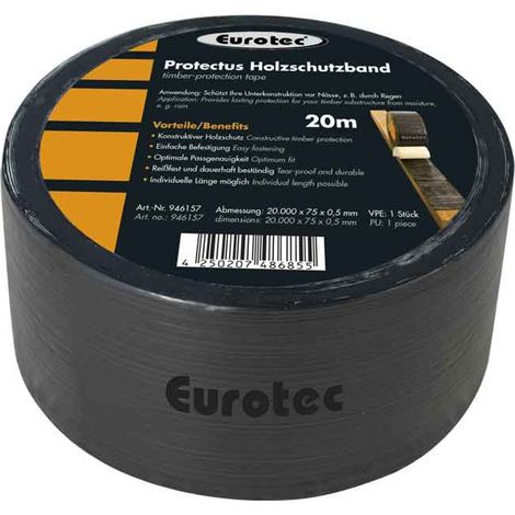 Eurotec Protectus, Holzschutzband 20000 x 75 x 0,5 mm
