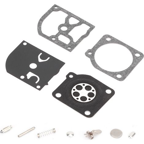 Kit réparation carburateur ZAMA RB-77, joint et membrane, compatible moteur tronçonneuse, pièce détachée robuste, 1 jeu complet (1/5)