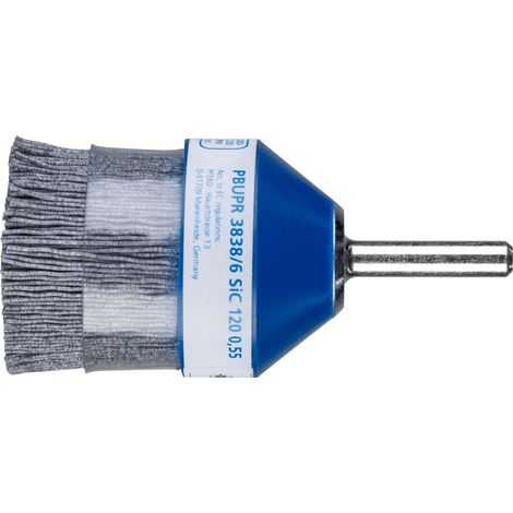 PFERD TOOLS COMPOSITE Pinselbürste PBUPR Ø 38 mm Schaft-Ø 6 mm SiC-Filament-Ø 0,55 mm Korn 120 stationär (1/4)