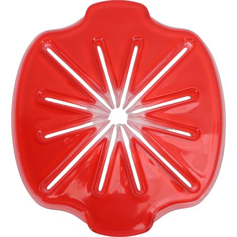 Überlaufschutz für Standmixer mit Hebeschüssel, Zubehör mit 6 Metallrührbesen – Rot