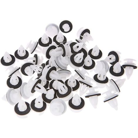 50Pcs Clips De Panneau De Porte De Voiture avec Bague D'étanchéité pour E34 E36 E38 E39 E46 M3 M5 Z3 X5 (1/4)