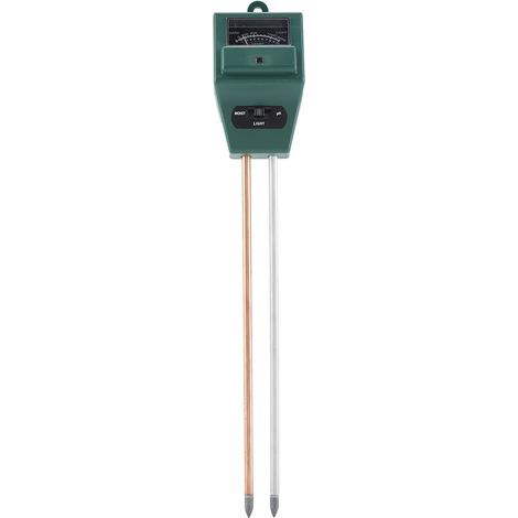 Analyseur de sol 3 en 1 : pH, humidité et luminosité, capteur pour plantes, jardin, fleurs (1/5)