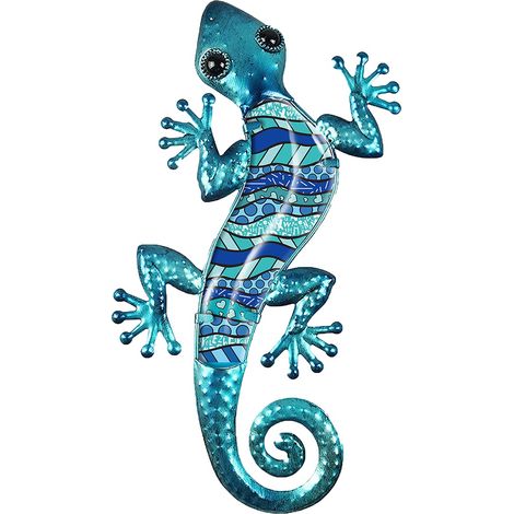 Signes Grimalt Mur Adorno Garden Mur mur bleu jardin lagarto 19x39x1cm 30199