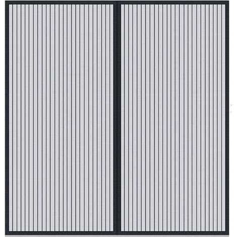 Curtains, self-closing magnetic curtains, mosquito net doors, suitable for pets and children, size 70140cm, black (1/5)
