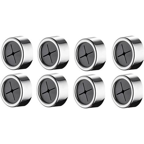 Lot de 8 porte-torchons autocollants, porte-torchons ronds à ventouse, crochet adhésif pour torchons, sans perçage, pour salle de bain, cuisine et maison (1/5)