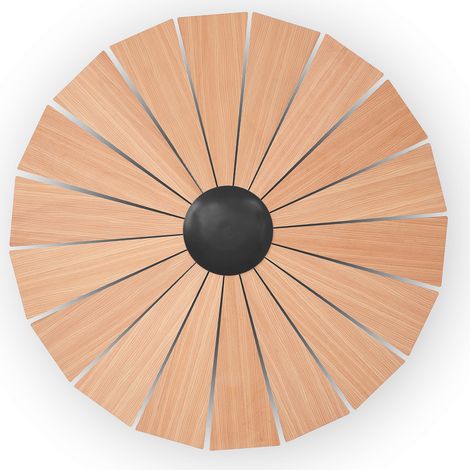Aplique de pared EYE grande LED SMD 28 W 3479 lm 3000 K CRI80 Madera DP3 natural Negro (1/3)
