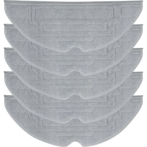 5-pack of cleaning cloths for Roborock S8, S8+, S8 Pro Ultra robotic vacuum cleaners, VibraRise 2.0, microfiber mops as replacement accessories--DTEKGAZ