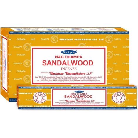 Räucherstäbchen Sandelholz 12 Stück Handgerollt Exportqualität