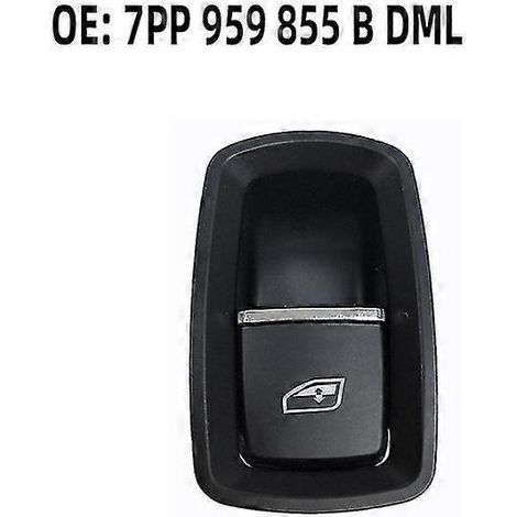 Bouton de commande de lève-vitre avant neuf pour Porsche Cayenne S GTS 911 958 718 Macan Boxster Panamera Coupé Carrera Cayman Turbo Panneaux de porte intérieurs &--7PP959855BDML (1/5)