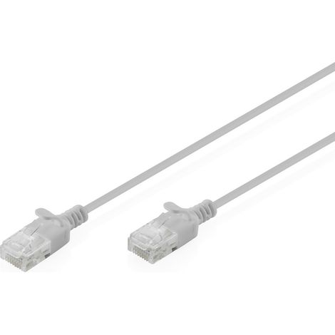 Digitus DK-1618-015S RJ45 Câble réseau, câble patch CAT 6 U/UTP 1.5 m gris 1 pc(s) (1/5)
