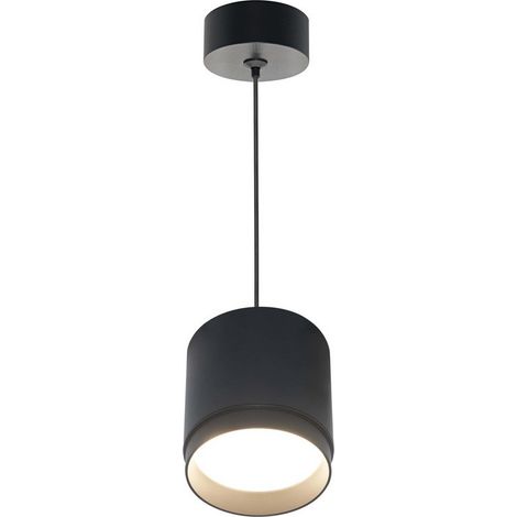 Suspension noire tube alu Ø8,2 Polar GX53 15W Maytoni (1/5)