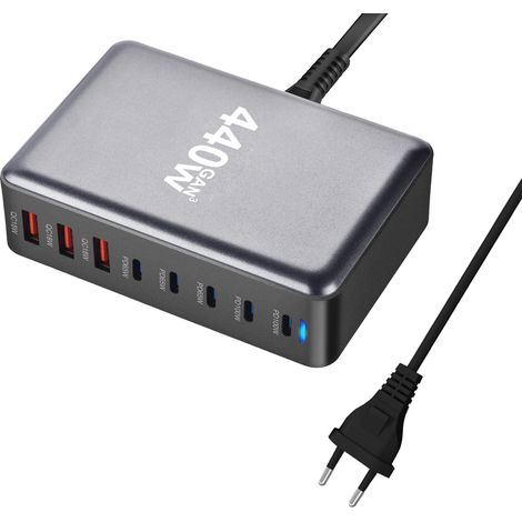 440 Wnitrure de galliumPDChargeur de bureauMultifonctionnelPDadaptateur(N129) (1/5)