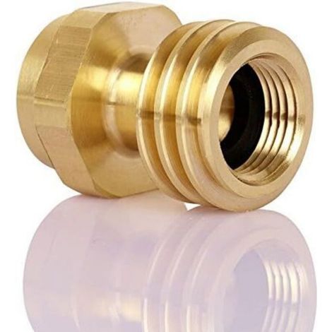 Adaptateur Pour Bouteille De Propane - Filetage Mâle ACME Et Femelle POL - Compatible Avec Régulateurs POL Et Type 1 - 1 Pièce (1/4)