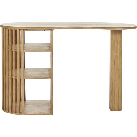 Tavolo bar con ripiani in legno massello di mango H90 cm LOBIO