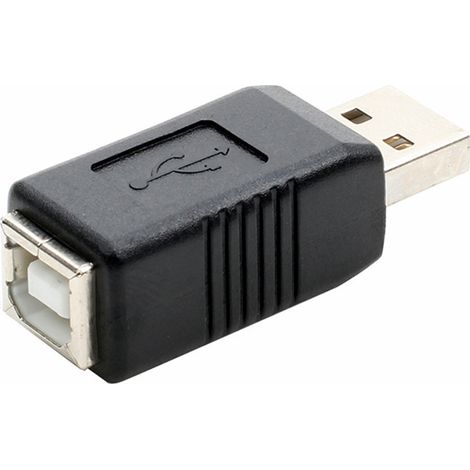 USB-zu-Druckeranschluss-Adapter (USB-Stecker auf Druckerbuchse) oder Druckeradapter mit USB-A-Stecker auf USB-B-Buchse. (1/5)