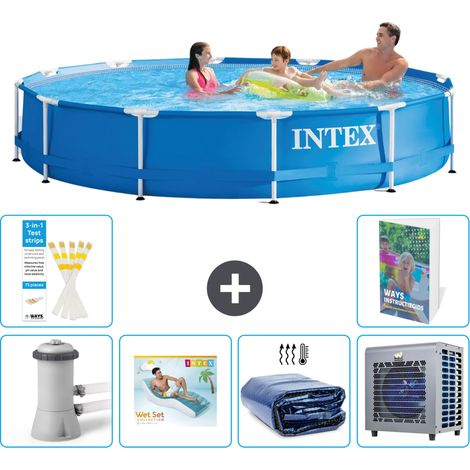 Frame Pool Rund - 366x76 cm - 7-teilig S286 (1/5)