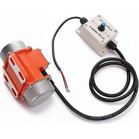 DC VIBRATION MOTOR, Concrete Vibrator Vibration Motor with DC 24V Brushless Speed Controller IP65 Aluminum Alloy Electric Concrete Vibration Motor (15W) (1/5)