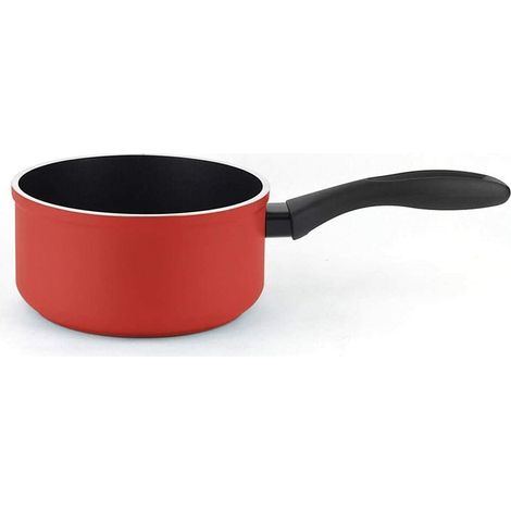 FAGOR Maxima Cazo 16 cm Inducción, Aluminio Forjado, Antiadherente Ecológico sin PFOA, Vitrocerámica, Gas  Rojo (1/3)