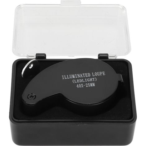 Loupe LED 40X, outil de grossissement à haute transmittance pour les personnes âgées, (1/4)