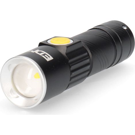 Mini-Zoom-Taschenlampe, 1 LED, 3 Modi, über USB wiederaufladbar EDM 36388 (1/5)