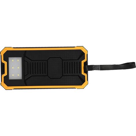 Batterie externe portable Polar Mobile 20 000 mAh à charge rapide et double port USB, kit de montage facile, jaune (1/5)