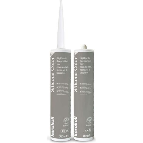 Kerakoll Silicone Silmat KK68 Grigio Scuro 290ml - Sigillante Elastico Opaco