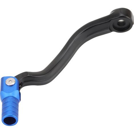 Passend für professionelle Offroad-Motorräder von KTM, Husswana und GASGAS, CNC-gefräster, klappbarer Schalthebel aus geschmiedeter Aluminiumlegierung, schwarz-blaue Farbgebung, verstellbare Antikolli (1/4)