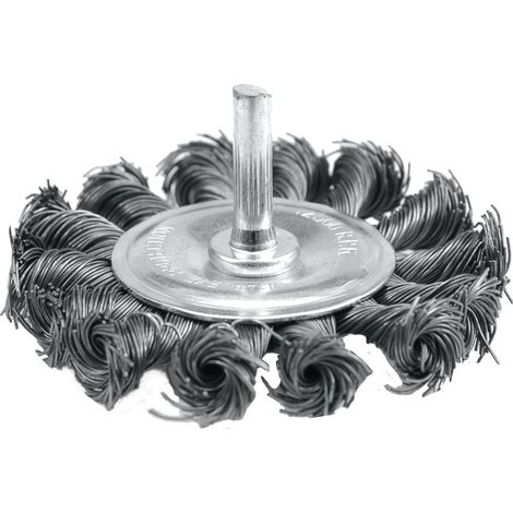 VOREL-SCHEIBENBÜRSTE 75 mm, GEDREHTER DRAHT, SCHAFT 06993 (1/5)