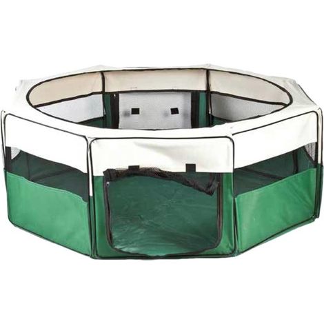 Clôture en nylon pour chiens, chiots et petits animaux, composée de 8 côtés en filet