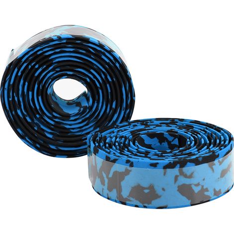 Guidoline de guidon de vélo en EVA légère pour vélo de route, noire et bleue (1/5)