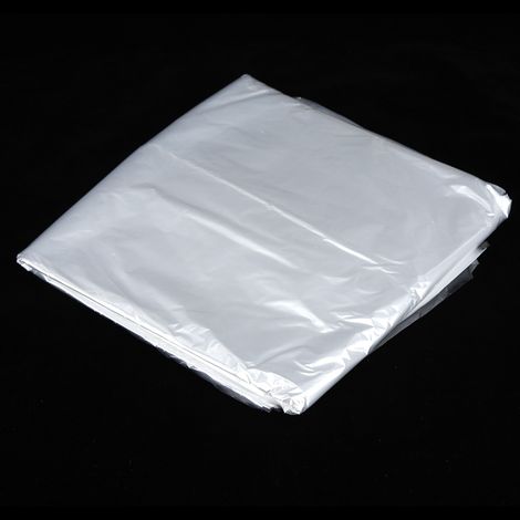 50 sacs housses de vêtements transparents jetables, protection poussière pour nettoyage à sec, housses de costumes (60x90 cm) (1/4)