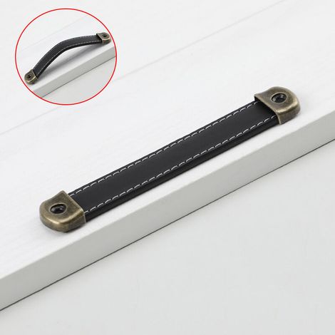 Stück Leder-Schrankgriffe, Schubladengriffe, Küchengriffe aus Leder (1/5)