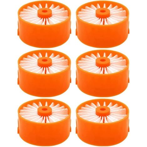 6er-Pack Ersatz-HEPA-Filter für Black + Decker BSV2020 Akku-Staubsauger