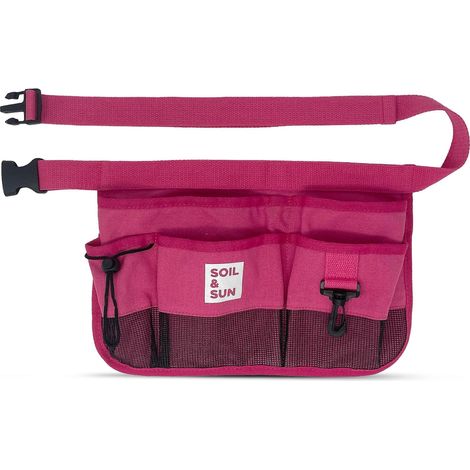 Ceinture porte-outils en toile à poches multiples, réglable, pour le jardinage, la floriculture, la taille et les travaux manuels.-AquaForge (1/4)