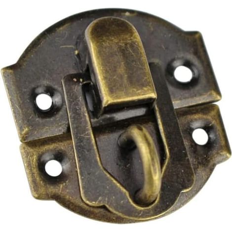 10 Stück antike Schmuckkästchenschlösser, Vorhängeschlösser, Vintage-Vorhängeschlossverschlüsse (1/5)