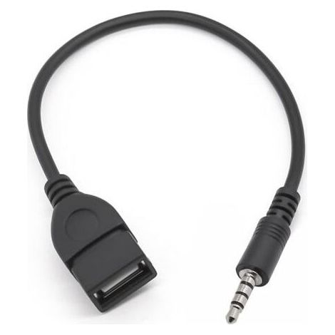 Adaptateur USB vers Jack de USB 2.0 à 3,5 mm Mâle Auxiliaire Prise Audio Stéréo Convertisseur usb Jack de Connecteur Câble Musique, Adapté Pour Autoradio, CD Audio Etc(Car Besoin MP3 Decode Fonction)