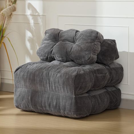Canapé-Lit Pliant, Fauteuil Convertible avec Oreiller, Matelas Pliable avec Dossier, Fauteuil-Lit Pliant Portable, Canapé-Lit Confortable pour Salon Ou Chambre à Coucher, Simple (1/5)