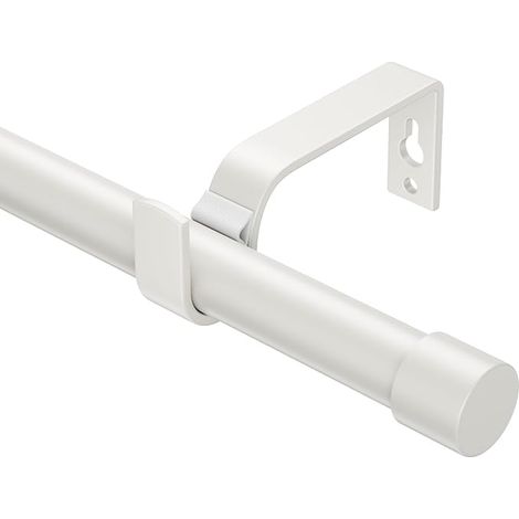 Extendable Curtain Rods, 30-140 Inch, Diameter 19 mm, Adjustable Curtain Rod with Finials, for Eyelet Curtains, Decorative Rods for Bedroom (1/4)