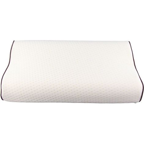 Oreiller ergonomique pour soulager les douleurs cervicales, oreiller en mousse à mémoire de forme avec conception respirante et anti-stress, oreiller de soutien cervical à structure ondulée-AquaForge (1/5)