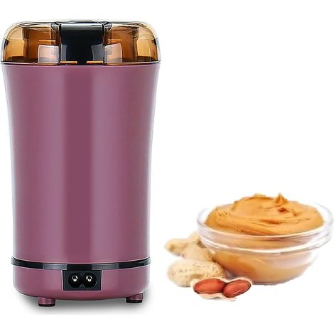 Mini machine à beurre de cacahuète, broyeur de noix portable avec couvercle transparent, moteur 150 W, pour cuisine domestique (1/5)