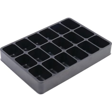 Inserto para caja de surtido de 18 compartimentos'pl谩stico UNIVERSAL 1935200018
