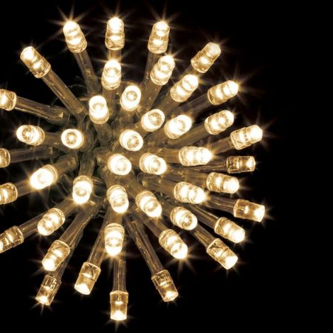 Paris Prix - Guirlande De Noël Lumineuse timer 30m Blanc Chaud