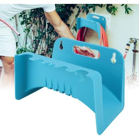 Wandmontierter Gartenschlauchhalter aus Kunststoff, Schlauchhalter für 20 Meter Schlauch, praktische Gartenaufbewahrung