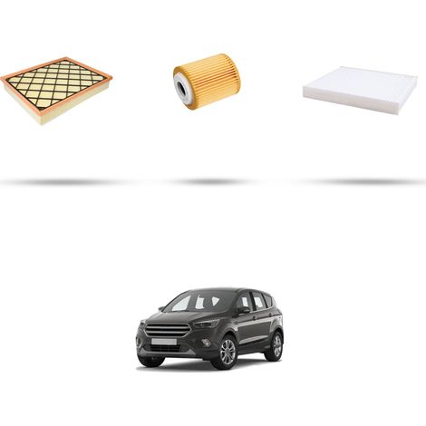Kit tagliando 3 filtri compatibile con Ford Kuga III 1.5 Ecoblue 88kw dal 2019 (1/5)