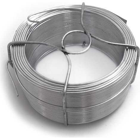 Fil de fer zingué 0.9 mm – Bobine de 50m – Résistant à la corrosion pour usage extérieur – Idéal pour fixation et assemblage – Filgraf