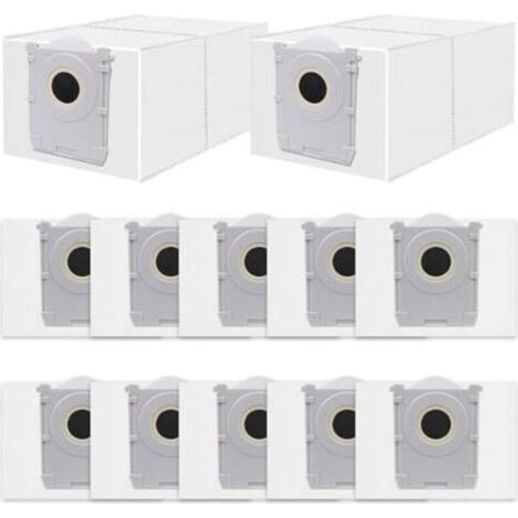 Pack de 12 Bolsas para Ecovacs Deebot X9 Pro/X8 Omni, T50/T50 Pro/T50 Max Omni, T30C Pro, T80 Omni Robot Aspirador, Bolsas Antibacterianas para Polvo, Kit de Accesorios de Repuesto DDB030041 (1/5)
